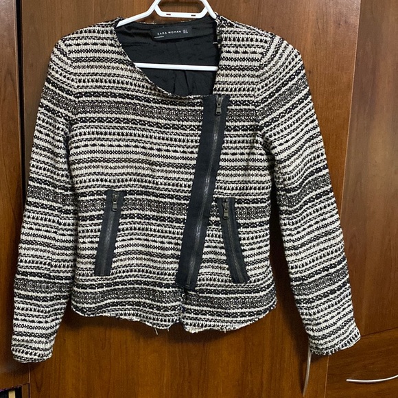 Zara woman size medium blazer, tweed jacket - Picture 1 of 5